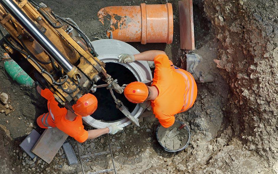 travaux assainissement Montlhéry