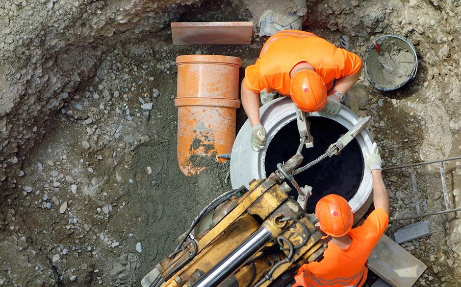 travaux assainissement Montlhéry